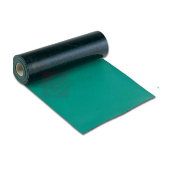 罗德力 实验室防静电橡胶台垫 0.8m*10m*2mm (绿色) 亚光