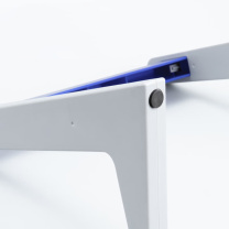 LABSHARK 双面移液枪架 130411018 三角型/A型 升级款 (白+蓝) 1个/盒 10盒/箱-24盒起订