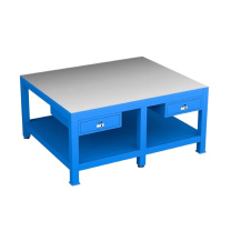 佐盛 钳工工作台 150*150*80cm 冷轧钢 8寸 冷轧钢 工作台350KG