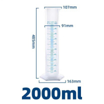 番鑫工贸 PP塑料量筒 2000ml