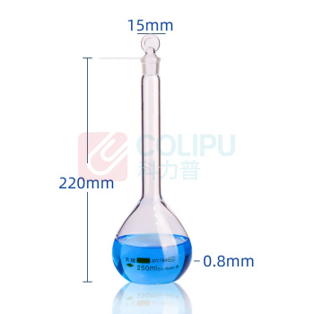 天玻 TIANBO 容量瓶(A级)量入式IN 透明 250mL