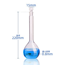 天玻 TIANBO 容量瓶(A级)量入式IN 250mL+天津计量院检定证书