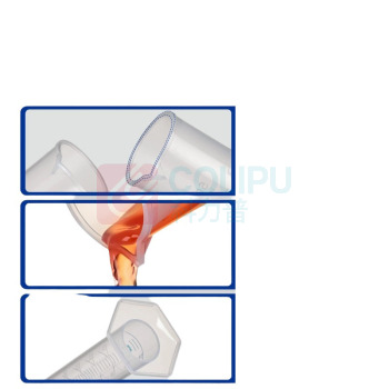 LABSHARK 实验鱼 PP塑料量筒 100mL