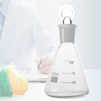 安赛瑞 磨口具塞三角烧瓶 600896 材质:玻璃 容量:250ml