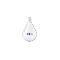 湘玻 圆底烧瓶 茄形烧瓶 500ml