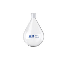 湘玻 圆底烧瓶 茄形烧瓶 1000mL