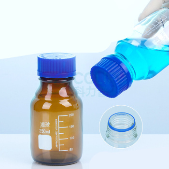 湘玻 玻璃试剂瓶 100023797570 500mL (棕色蓝盖)