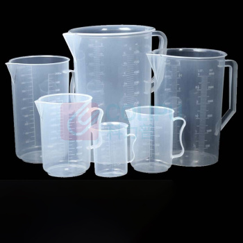 冰禹 BY-2019 刻度杯 塑料烧杯 塑料量杯 5000ml 2个装 100006122432