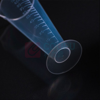 冰禹 BYlj-340 透明带刻度塑料三角量杯 50ml BYlj-340 50ml