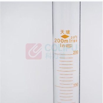 天玻 TIANBO 玻璃量筒 20ml 