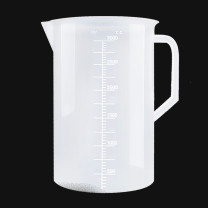 纳仕德 塑料量杯烧杯 SY5018 3000ml(有手柄) (透明) 实验室透明食品级塑料毫升带刻度杯