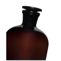 华鸥 取样玻璃瓶 大口试剂瓶具玻塞 1404 净含量:1000ml (棕色)