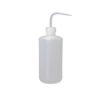 罗德力 弯头塑料洗瓶 500ml 带刻度
