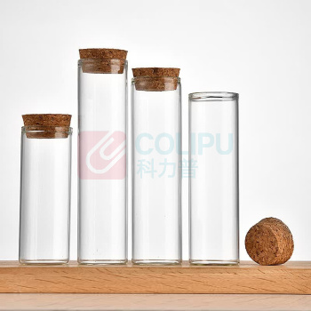 安赛瑞 试管 6B00102 材质:玻璃 款式:平底带木塞 规格:30x180mm 容量:100ml 10支装/包