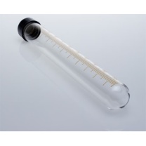 承琉 玻璃螺口试管 圆底尖底离心管 耐高温带盖试管 20ml 10/15/20/25/50ml 20ml圆底(10支价) 18*152mm