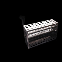 垒固 不锈钢试管架 W-000303 22.5*30孔(圆孔)
