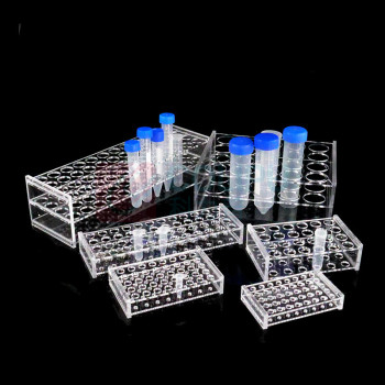 海斯迪克 HYSTIC 有机玻璃试管架 HKCL-804 100036152752 20孔(50ml)