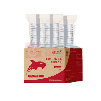 LABSHARK 一次性塑料培养皿 (EO灭菌) 经济款 90*15mm 500个/箱