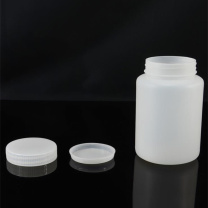 力宁塑料 PE塑料试剂瓶(大口白色带内盖) 500ml 