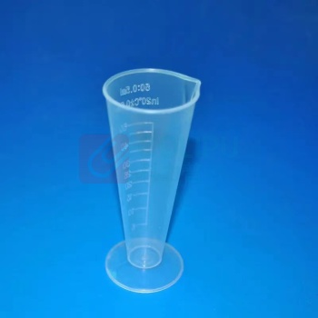 湘波 玻璃三角量杯 50ML 三角量杯 (透明)