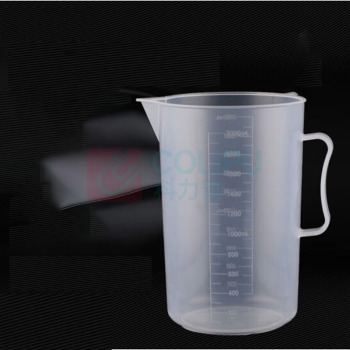 冰禹 塑料烧杯 BU-833 带手柄2000ml/个 
