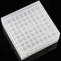 冰禹 BYA-317 冷冻管盒 PP材质冻存管盒 样品盒离心管盒 100015994685 1.8ml/2ml(81格)