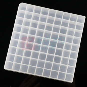 冰禹 BYA-317 冷冻管盒 PP材质冻存管盒 样品盒离心管盒 100015994685 1.8ml/2ml(81格)