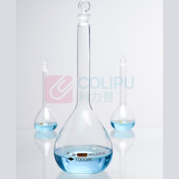天玻 TIANBO 玻璃透明容量瓶 1000ml