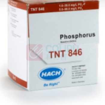 哈希 磷酸盐快速试剂 TNT846 5.0 -90.0 mg/L PO43- 或1.6 -30 mg/L PO4-P 50次