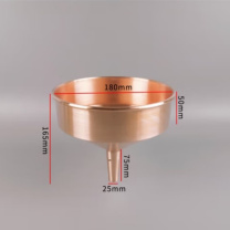 科睿才 黄铜漏斗 直径上口180mm*下口24mm