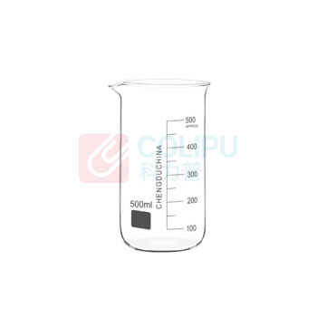 德舟 高脚玻璃烧杯 500ml