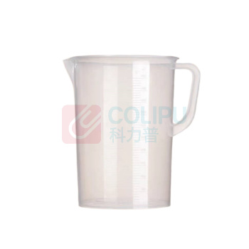 labshark 量杯 5000mL PP加厚带刻度(有柄) (透明)