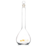 天玻 TIANBO 容量瓶 A级 500ml 白色透明 量入式