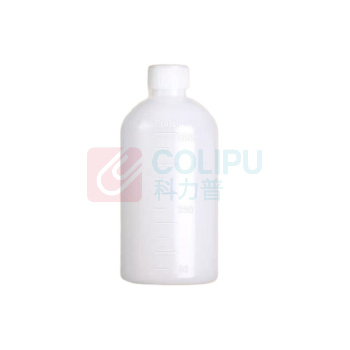 labshark PE试剂瓶塑料透明样品瓶 【小口】 500mL 10个/套 螺口加厚化学实验室用