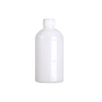 labshark PE试剂瓶塑料透明样品瓶 【小口】 500mL 10个/套 螺口加厚化学实验室用