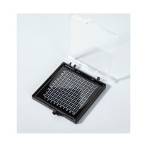 卡莱茵 防静电实验室用芯片自吸附盒 12012款 黑底透明盖120*120*12mm
