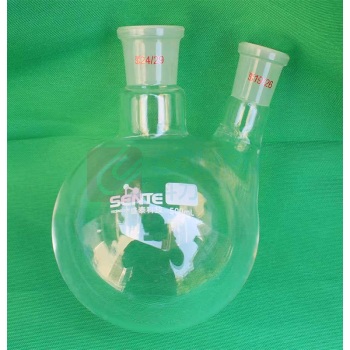 盛泰 双口烧瓶(斜口) 500ml