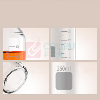 LABSHARK 试剂瓶 500ml (透明蓝盖)