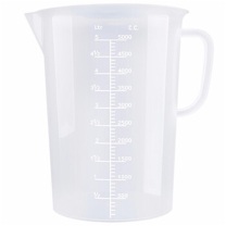 纳仕德 加厚塑料量杯 刻度杯 SY5018 无盖 5000ml 2个/组