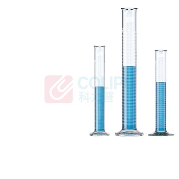 湘玻 玻璃量筒 量入100mL六角底