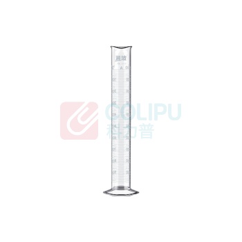 湘玻 玻璃量筒 量入1000mL六角底