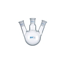 湘玻 斜三口烧瓶圆底反应瓶 250mL/19*19*19