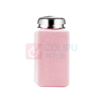 巨尊 按压式酒精瓶 200ml (红色)