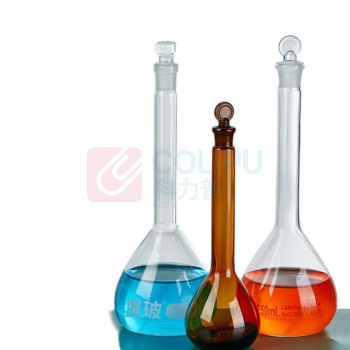 LABSHARK 玻璃容量瓶 1000mL (棕色)