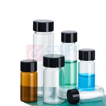 LABSHARK 玻璃样品瓶 20mL (透明无刻度) 100个/盒