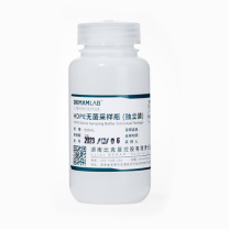 比克曼生物 BKMAM 无菌采样瓶 HDPE 500mL 1个/袋 实验室独立包装固体液体收集