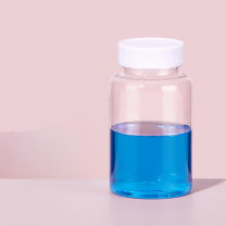 LABSHARK 塑料瓶 500mL 10个/包 塑料试剂瓶透明大广口实验室样品瓶广口分装空瓶加厚聚酯