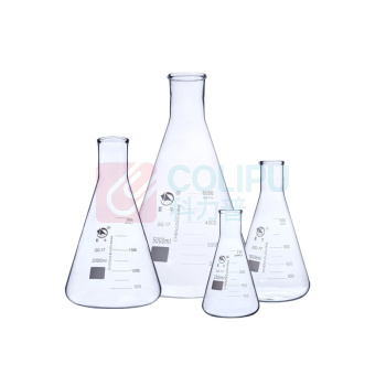 蜀牛 三角烧瓶 B-001001-10 B-001001-10 高硼硅玻璃;化学性质稳定;耐腐蚀强;表面光滑;透光率高;常用于实验或液体存放 10mL 17mm 52mm 50ml 不带把手 无盖 高