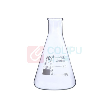 蜀牛 三角烧瓶 B-001002-10 B-001002-10 高硼硅玻璃;化学性质稳定;耐腐蚀强;表面光滑;透光率高;常用于实验或液体存放 25mL 18mm 65mm 100ml 不带把手 无盖