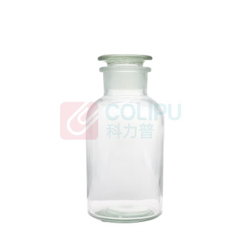 梓萤岔 实验室试剂广口瓶 1000ml (透明色) 高硼硅玻璃试剂瓶(加厚版)